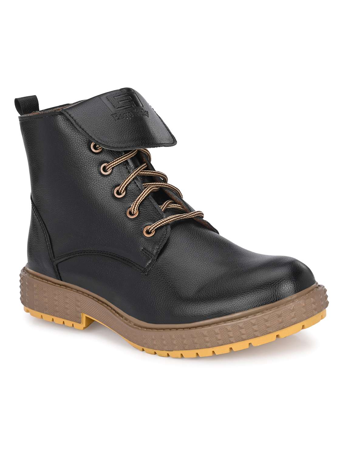 men black lace up boots