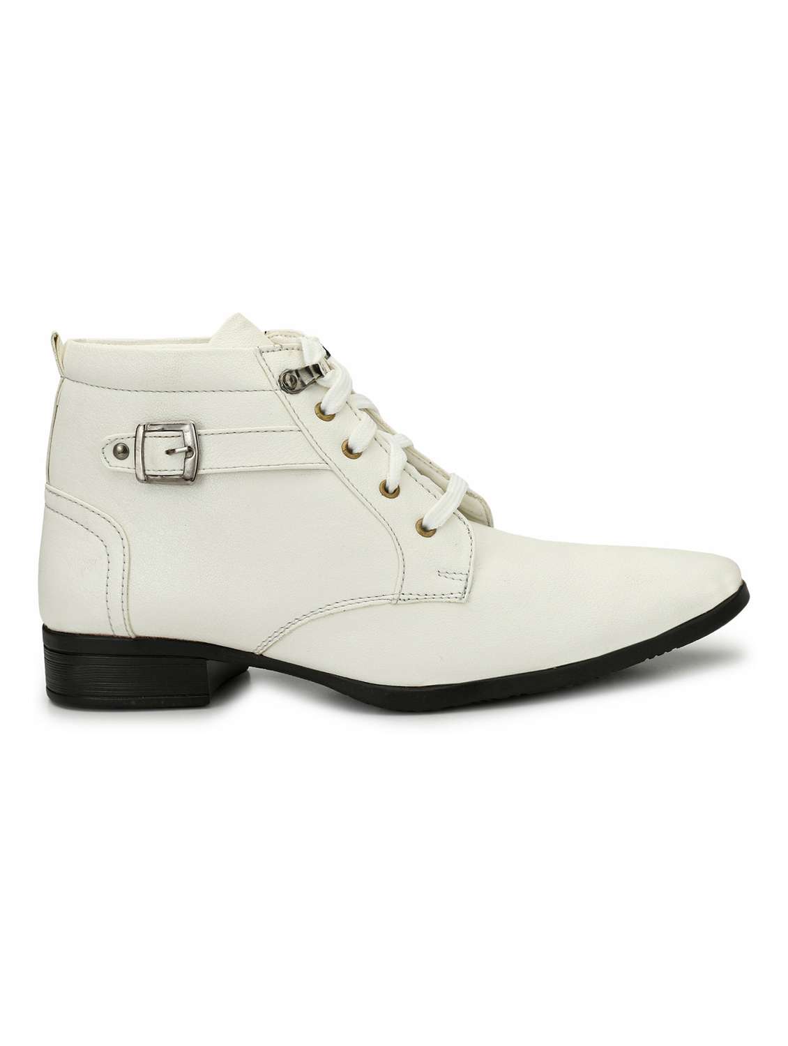men white lace up boots - 19188734 - Standard Image - 1