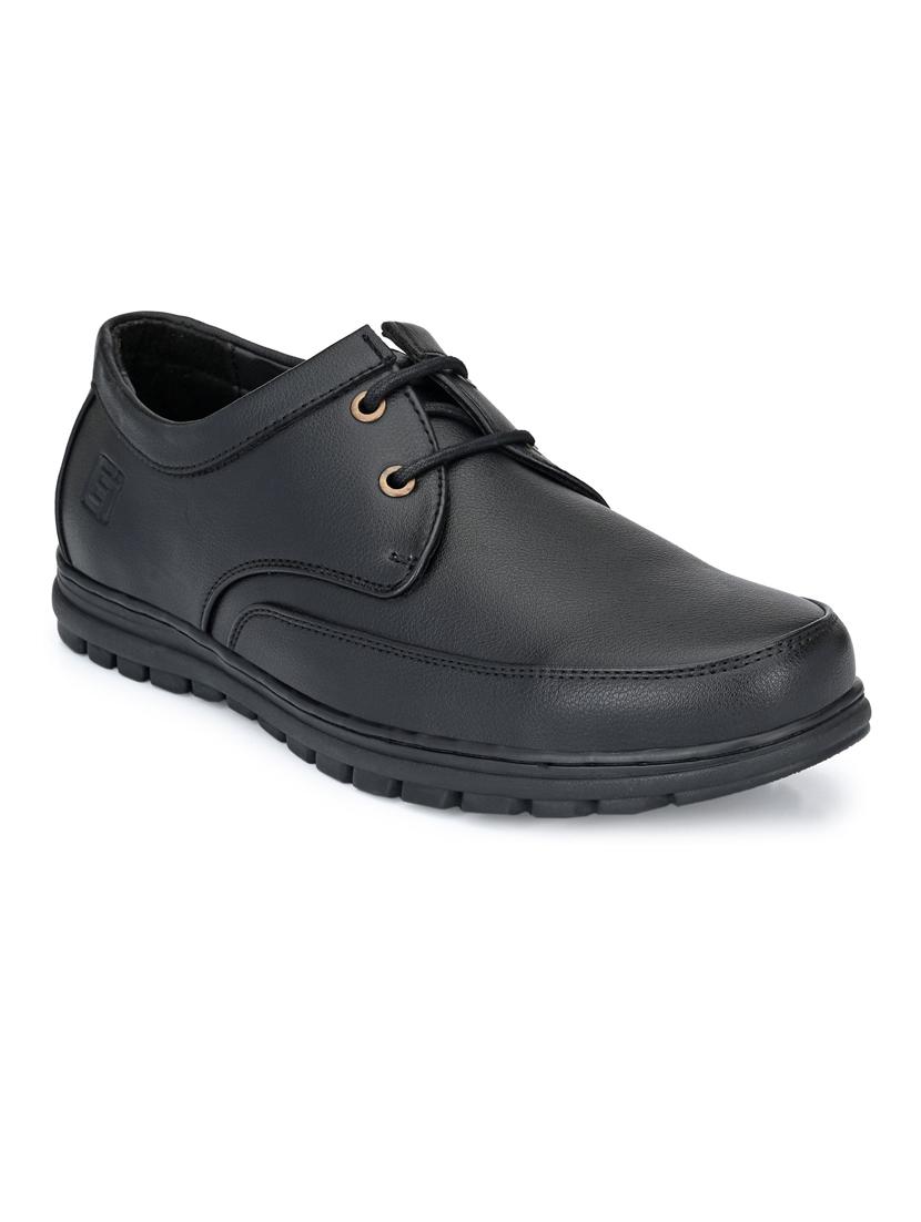 black solid formal shoes - 19190917 -  Zoom Image - 0