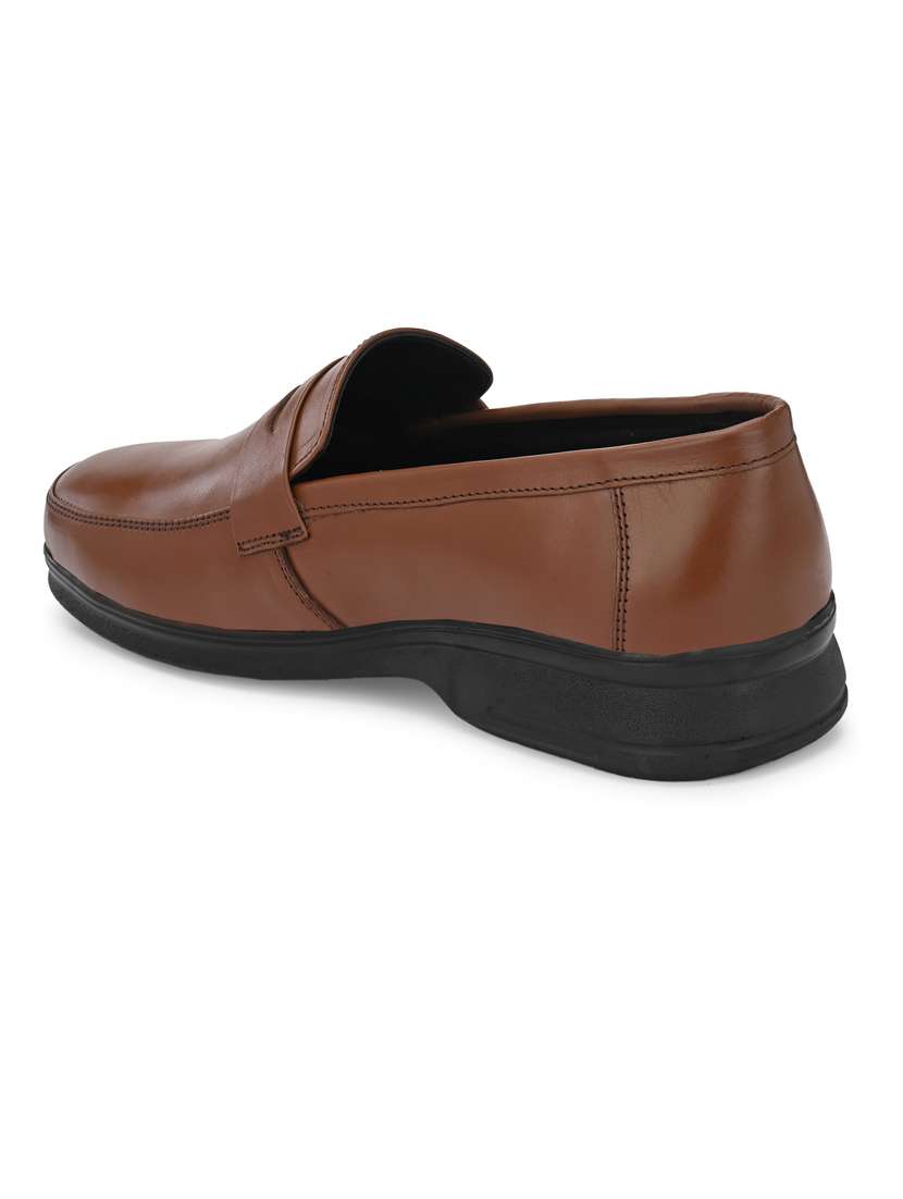 Brown Solid Formal Shoes - 19190980 -  Standard Image - 4