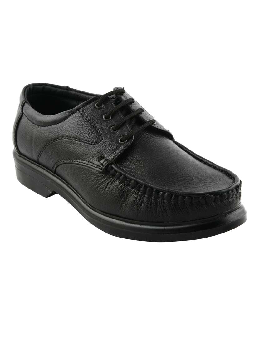 black solid formal shoes - 19190988 -  Standard Image - 1