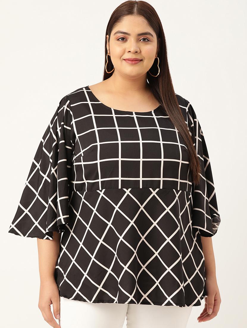 women's straight round neck top - 19196129 - Zoom Image - 0