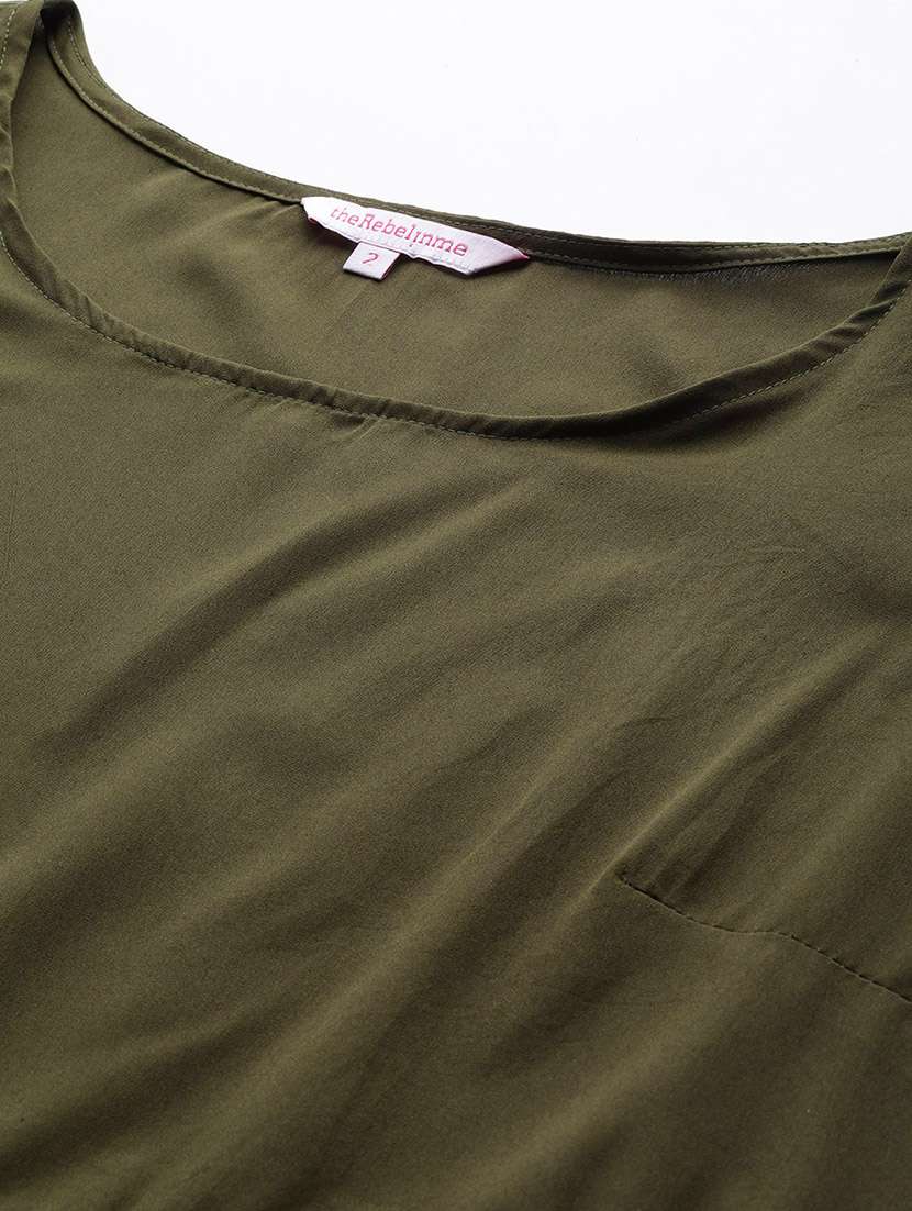 women's peplum round neck top - 19196130 -  Standard Image - 4