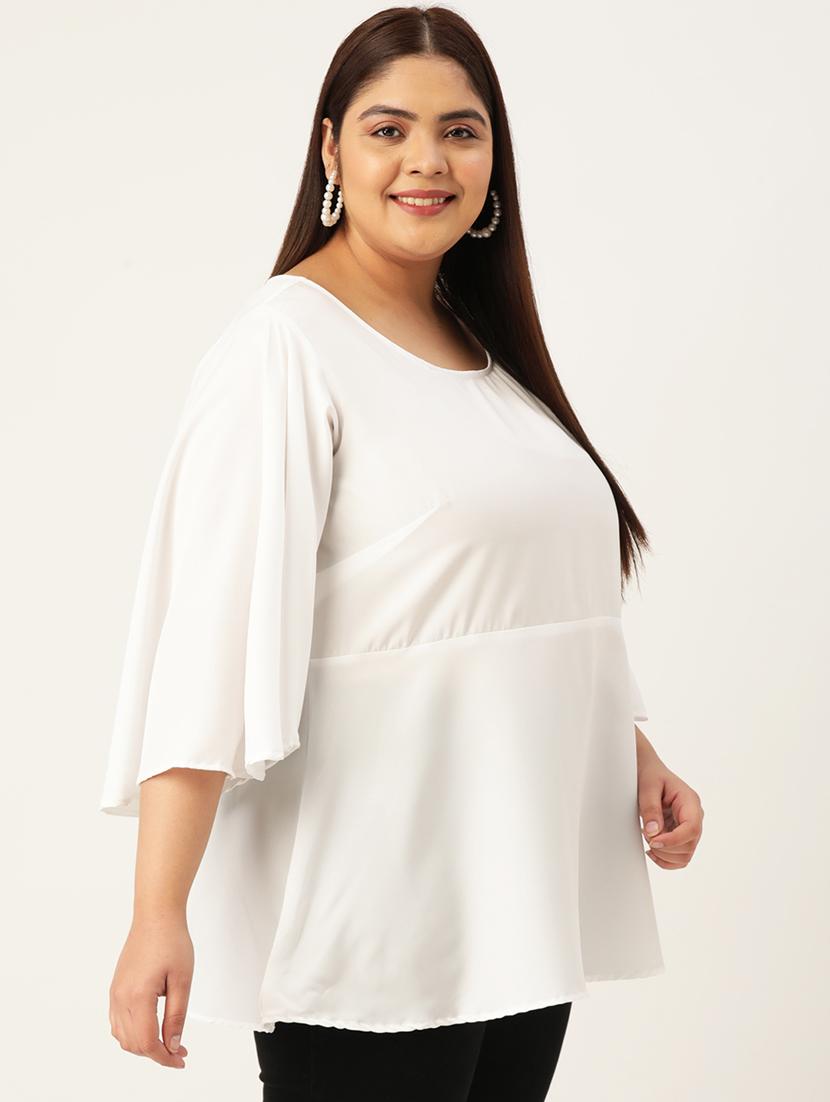 women's straight round neck top - 19196136 -  Standard Image - 1