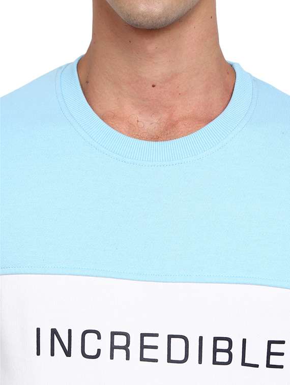 mens chest print sweatshirt - 19196411 - Standard Image - 4