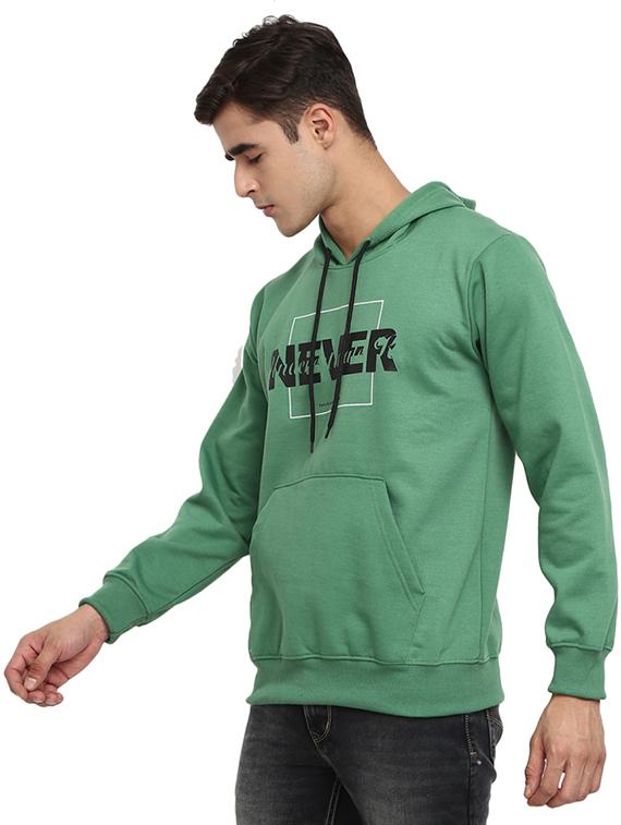 mens chest print sweatshirt - 19196531 - Standard Image - 1