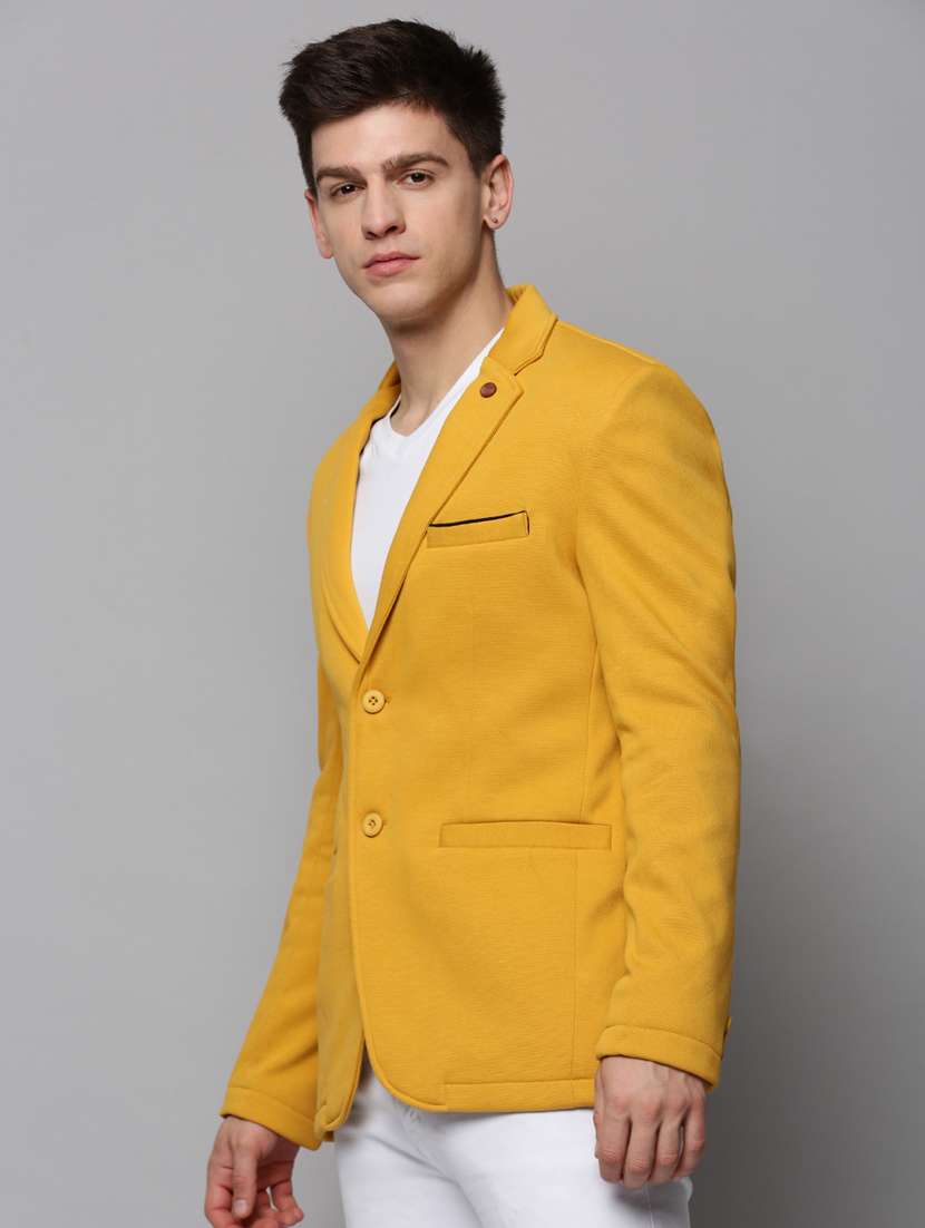 solid single breasted casual blazer - 19197371 -  Standard Image - 1