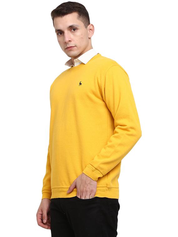 round neck self design pullover - 19197577 - Standard Image - 1