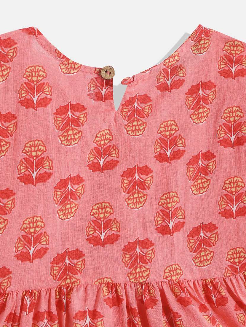 printed cotton kurta sharara set - 19197730 - Standard Image - 4