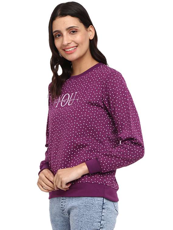 women's all over print sweatshirt - 19197845 -  Standard Image - 1