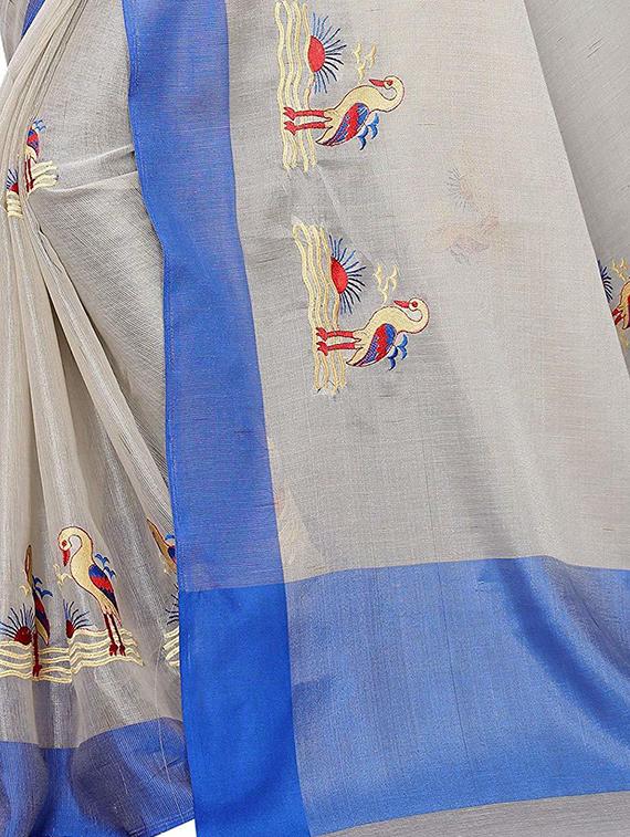 self design printed saree - 19198212 - Standard Image - 4