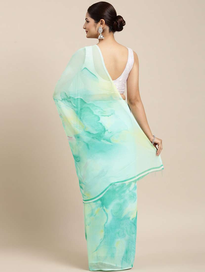 printed saree with blouse - 19199269 -  Standard Image - 1