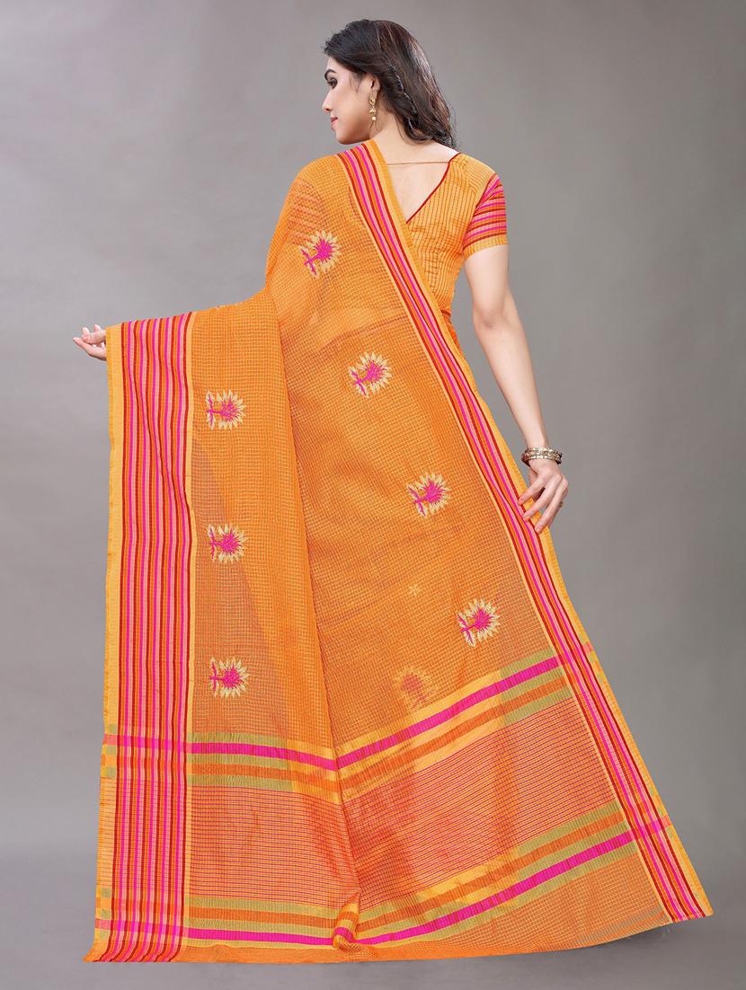 embroidered woven saree - 19199756 -  Standard Image - 1