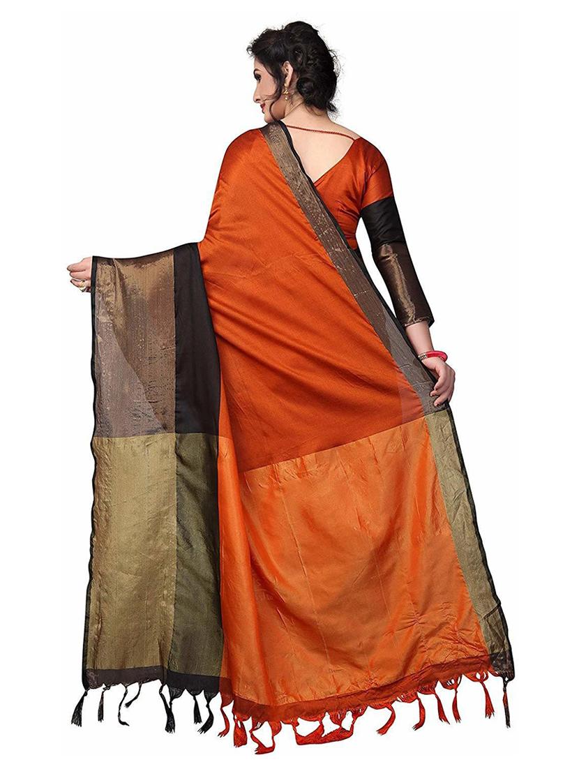 self design woven saree with blouse - 19200162 - Standard Image - 1