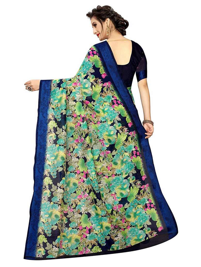 floral printed saree - 19200331 -  Standard Image - 1