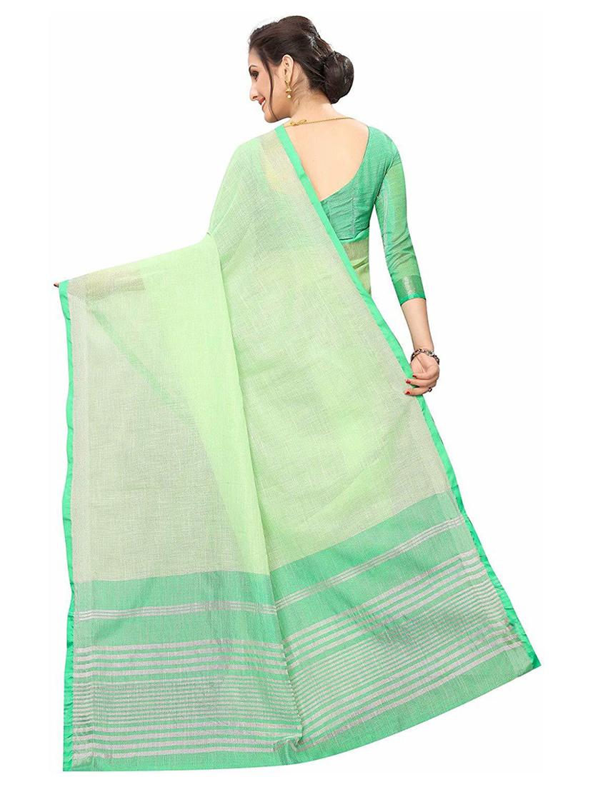 self design woven saree with blouse - 19200345 - Standard Image - 1
