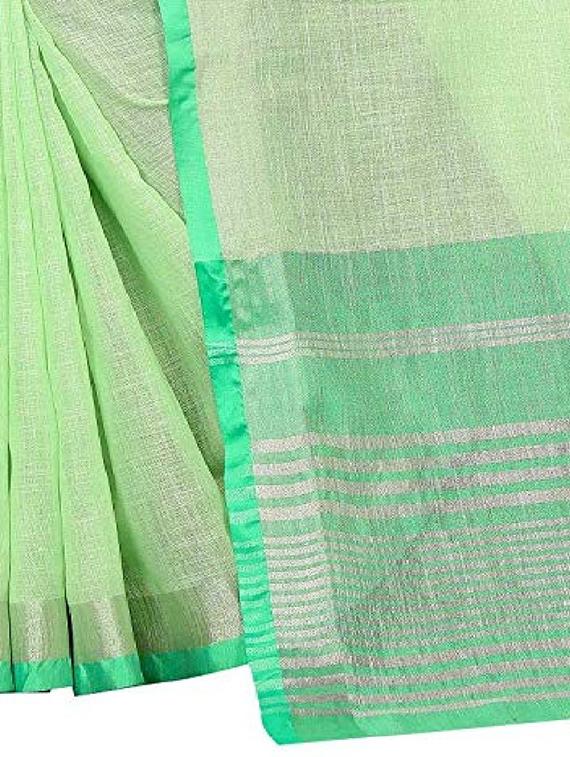 self design woven saree with blouse - 19200345 - Standard Image - 4