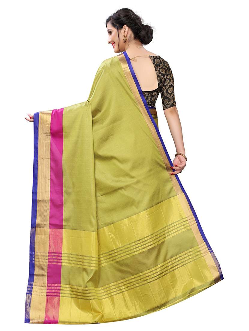 self design woven saree with blouse - 19200376 - Standard Image - 1