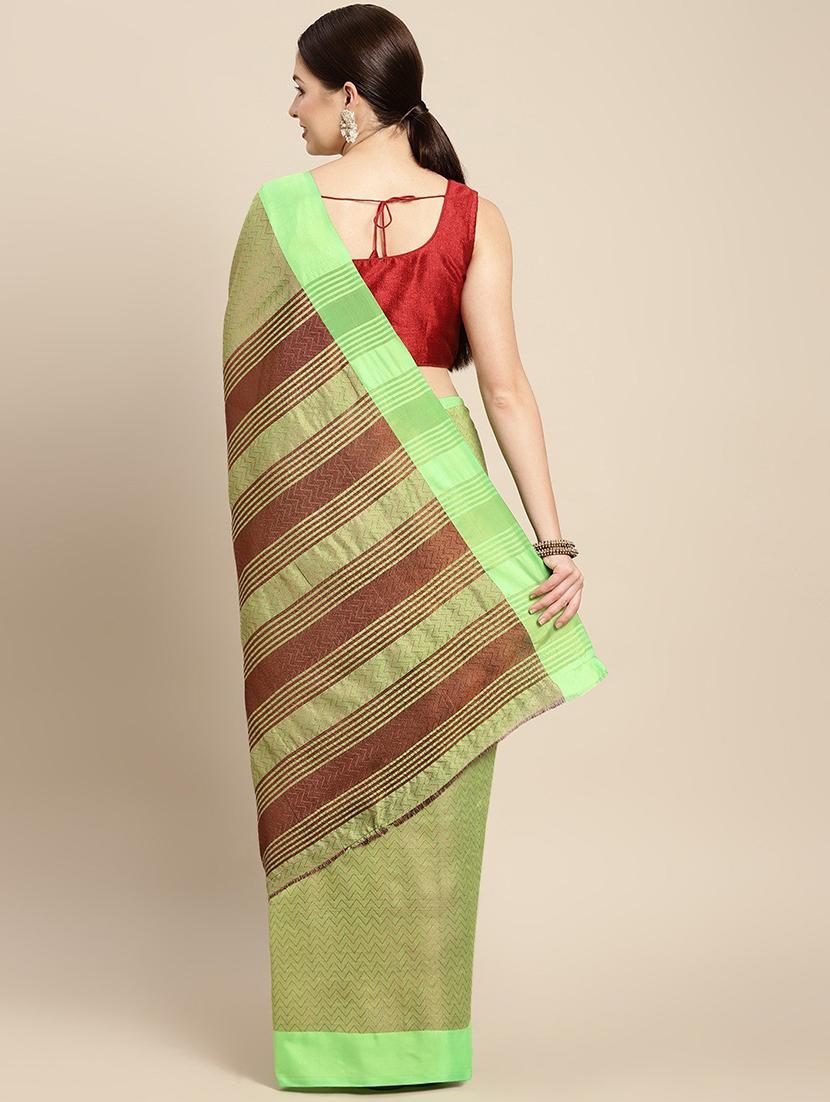 self design woven saree with blouse - 19200389 - Standard Image - 1