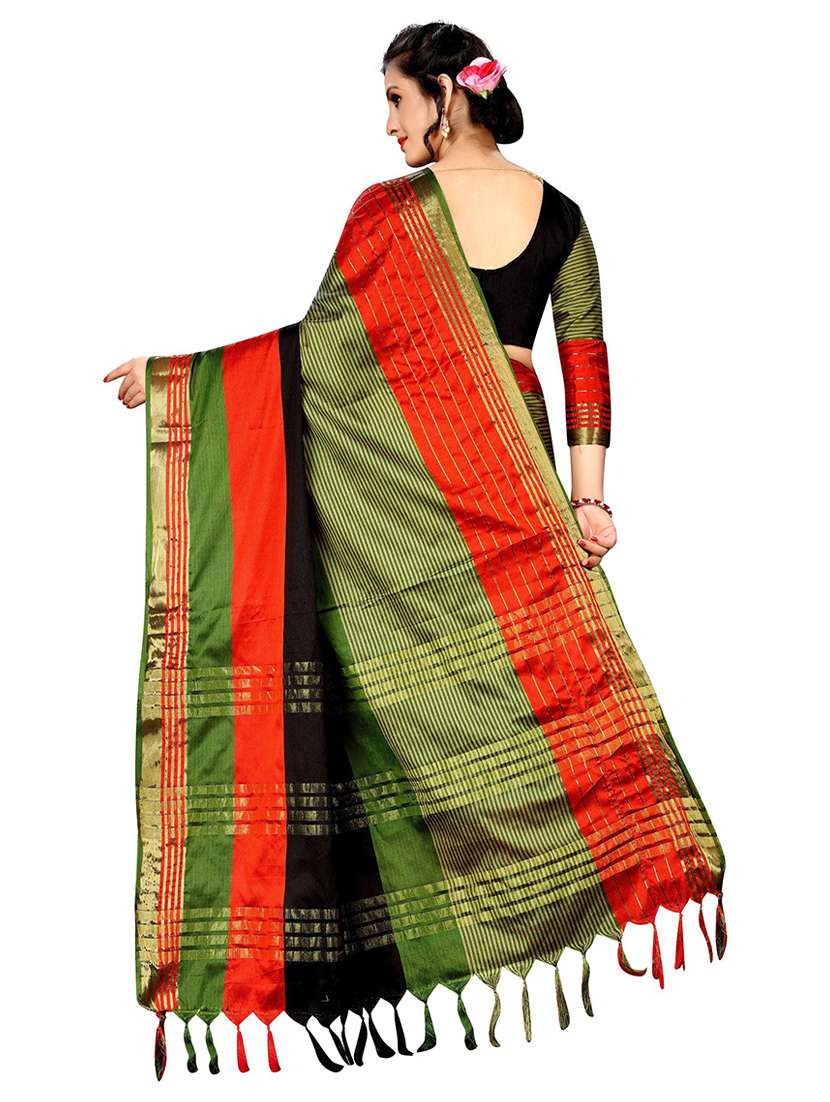 self design woven saree with blouse - 19200404 - Standard Image - 1