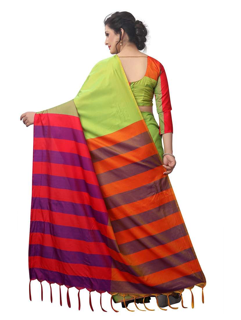 self design woven saree with blouse - 19200427 - Standard Image - 1
