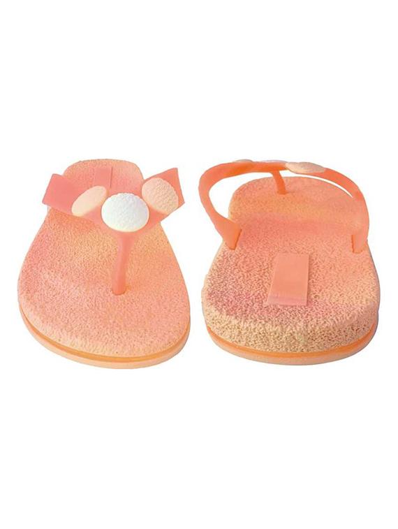 orange slip on flip flop - 19201616 - Standard Image - 1