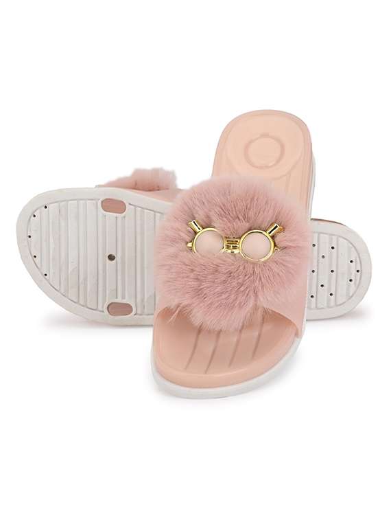 women pink flats flip flop - 19201702 - Standard Image - 4