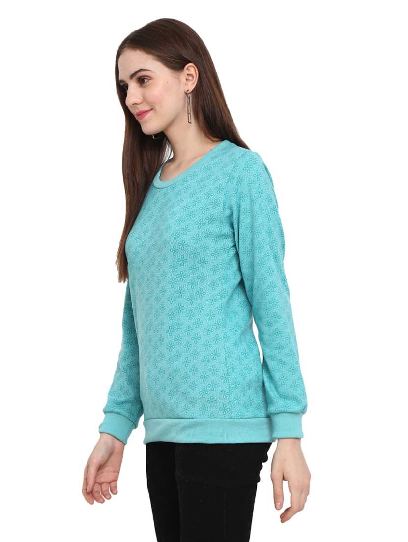 turquoise wool pillovers - 19204921 -  Standard Image - 1