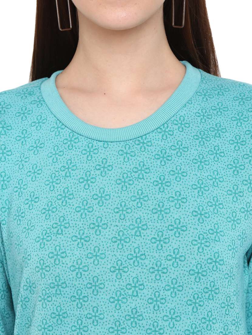 turquoise wool pillovers - 19204921 -  Standard Image - 4