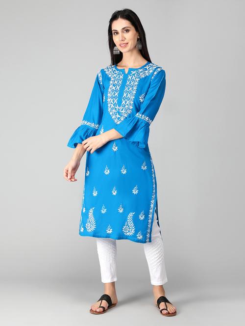 women's straight kurta - 19207397 - Standard Image - 0