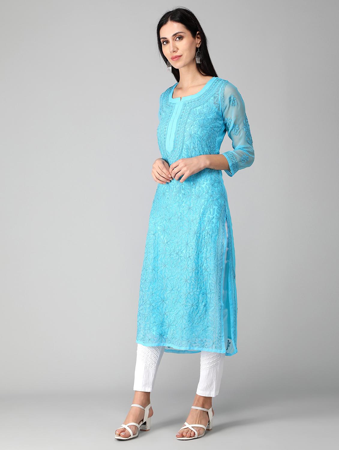 women's straight kurta - 19207400 -  Standard Image - 1