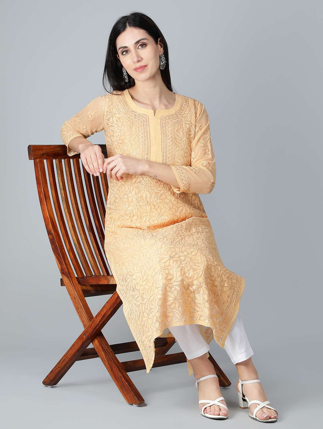 women's straight kurta - 19207406 -  Standard Image - 4