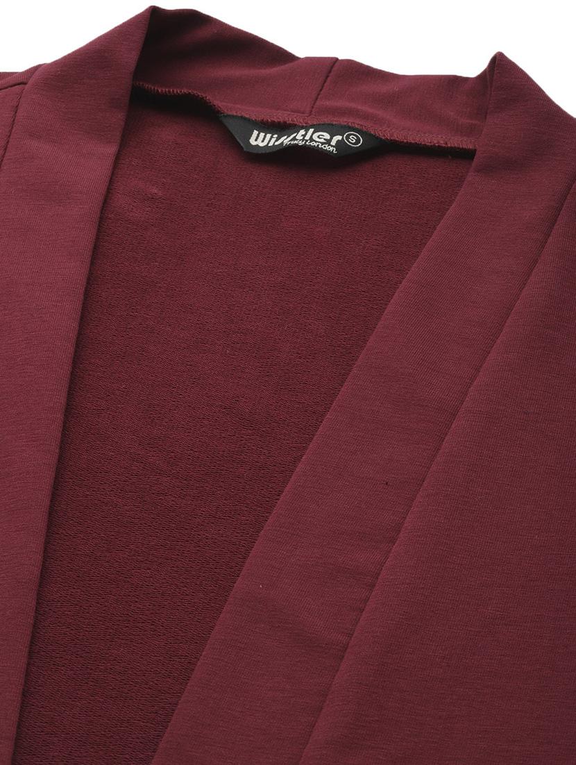 long sleeved solid regular shrug - 19207565 - Standard Image - 4