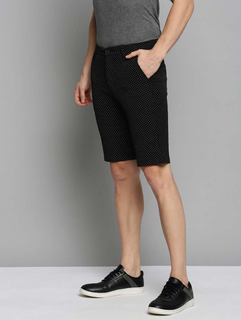 men printed mid rise chinos bermuda shorts - 19207568 -  Standard Image - 1