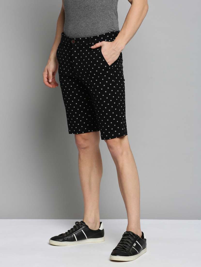 men printed mid rise chinos bermuda shorts - 19207569 -  Standard Image - 1