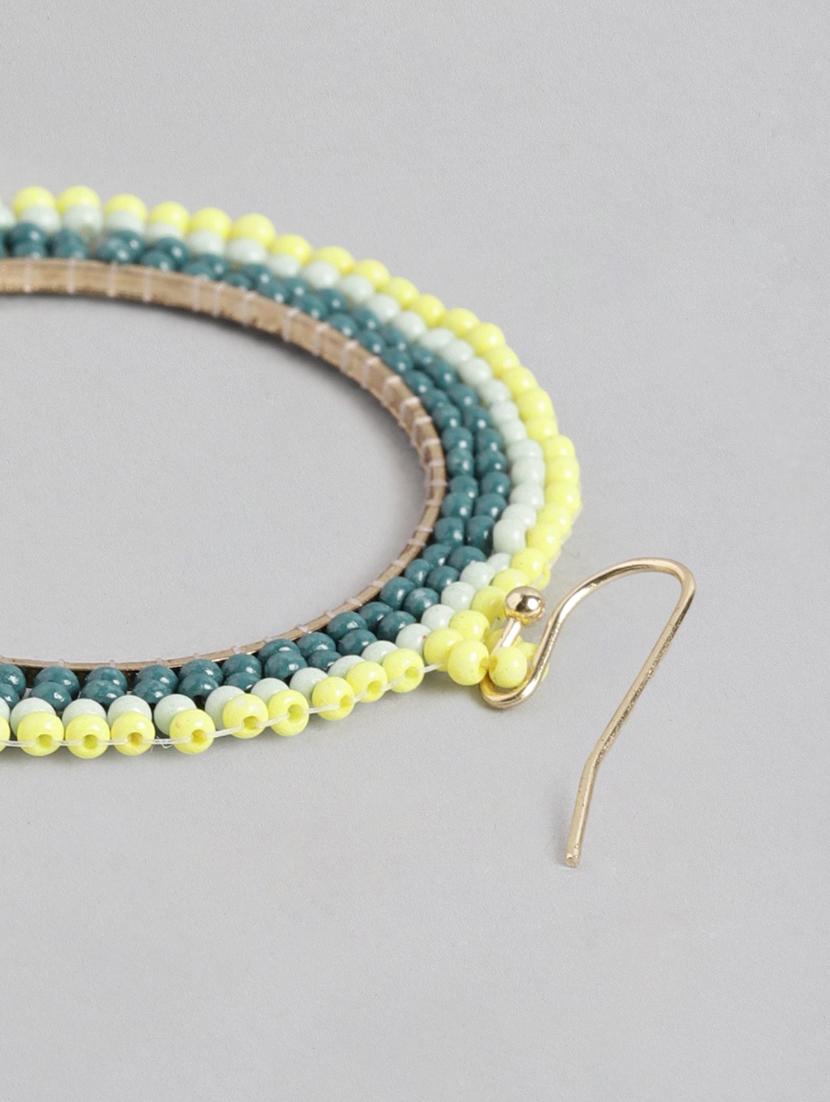 multi colored metal hoop earring - 19207917 -  Standard Image - 1