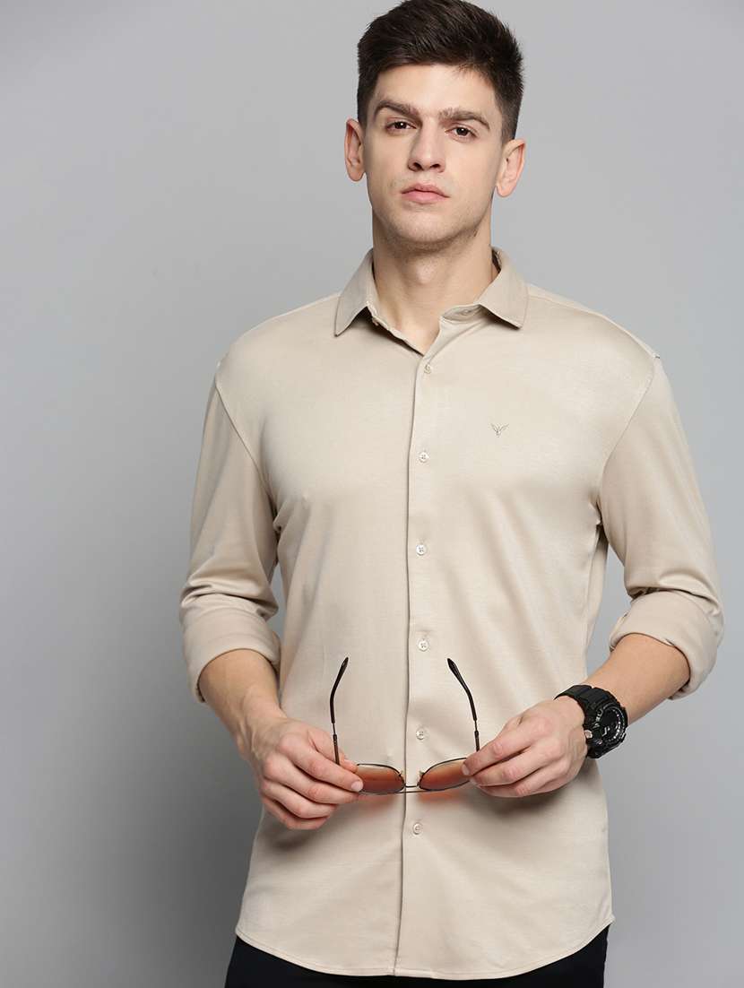 mens solid casual shirt - 19208091 -  Standard Image - 4