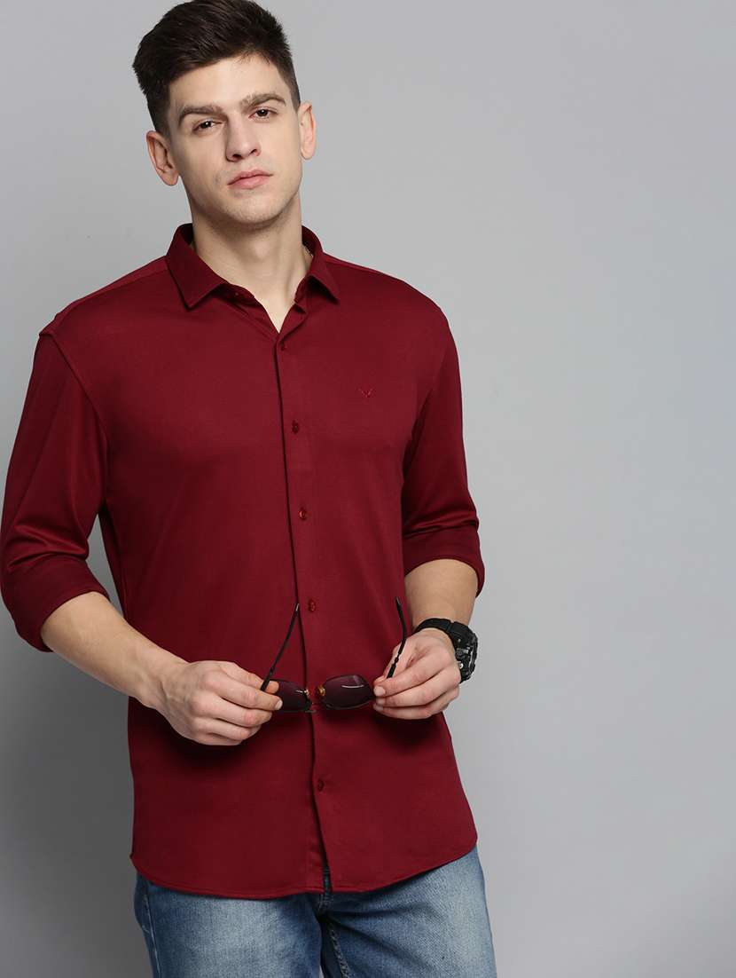 mens solid casual shirt - 19208098 -  Standard Image - 4