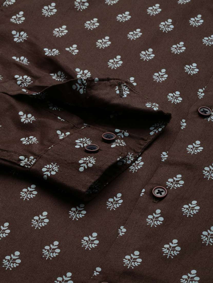 mens printed casual shirt - 19208121 - Standard Image - 6