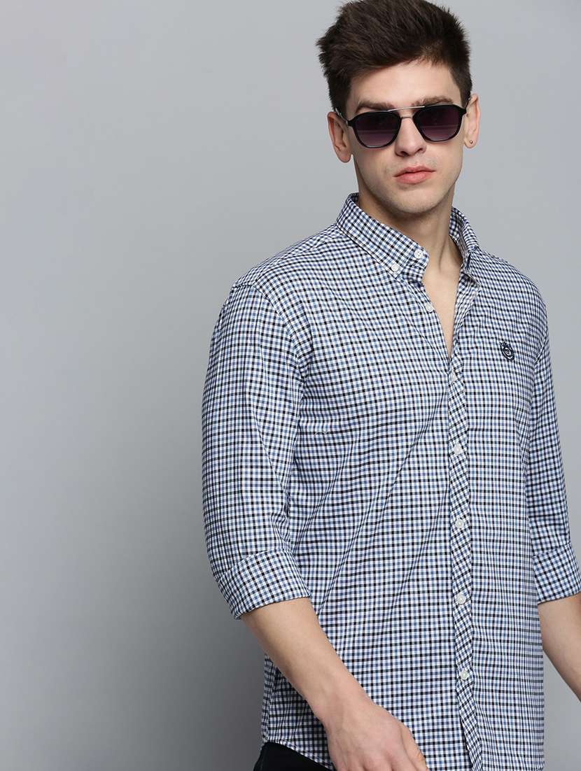 mens checks casual shirt - 19208146 -  Standard Image - 4