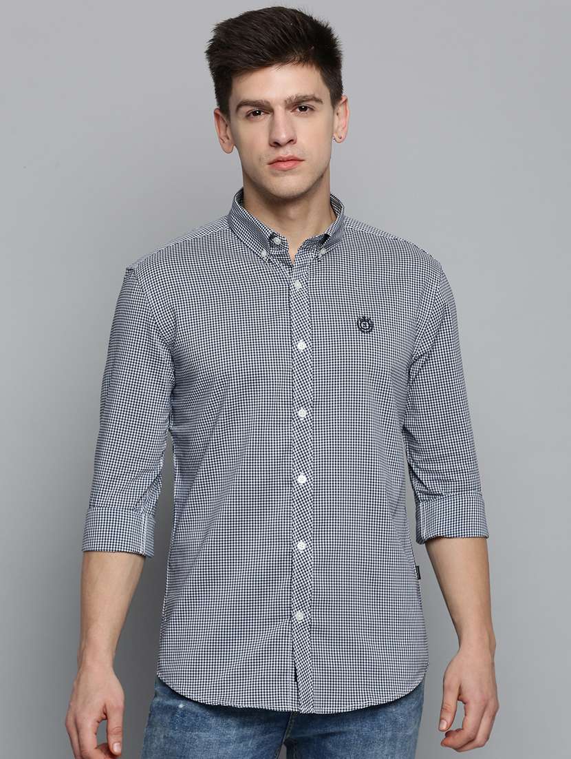 mens checks casual shirt