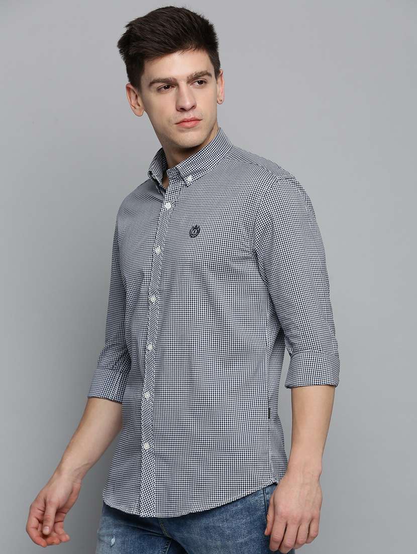 mens checks casual shirt - 19208149 -  Standard Image - 1