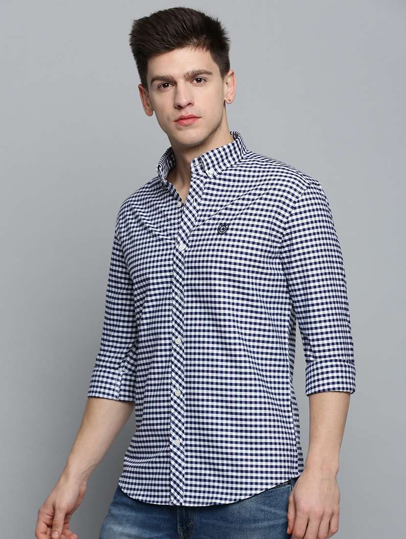 mens checks casual shirt - 19208150 -  Standard Image - 1