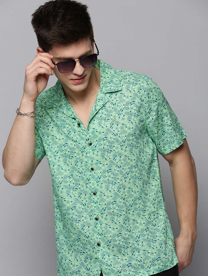 mens florals casual shirt - 19208188 -  Standard Image - 4