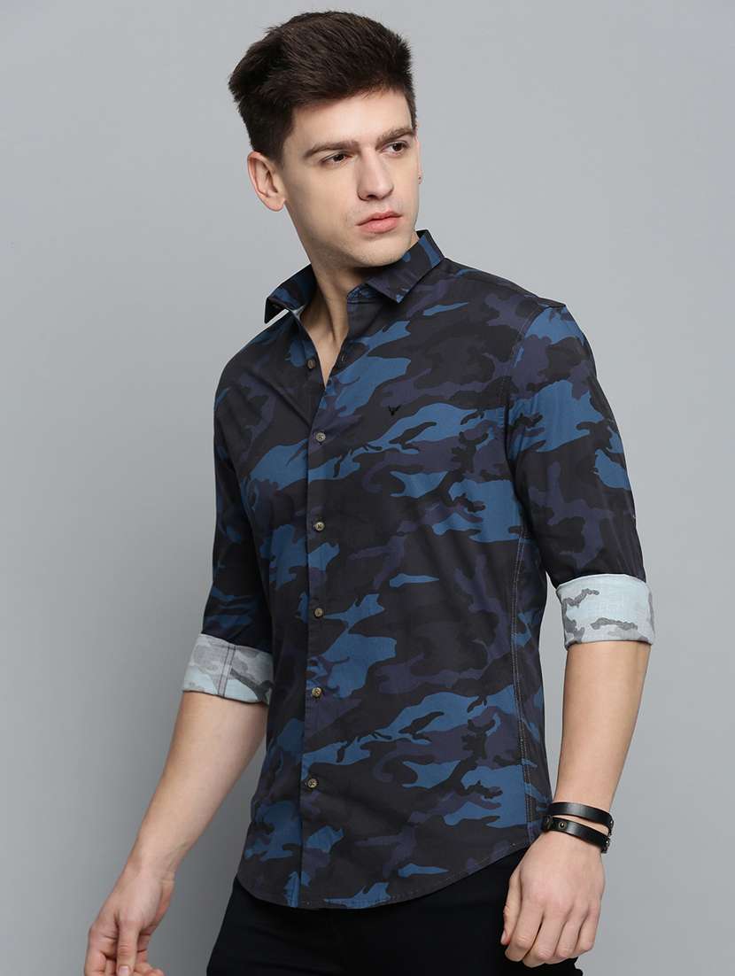 mens camouflage casual shirt - 19208275 -  Standard Image - 1