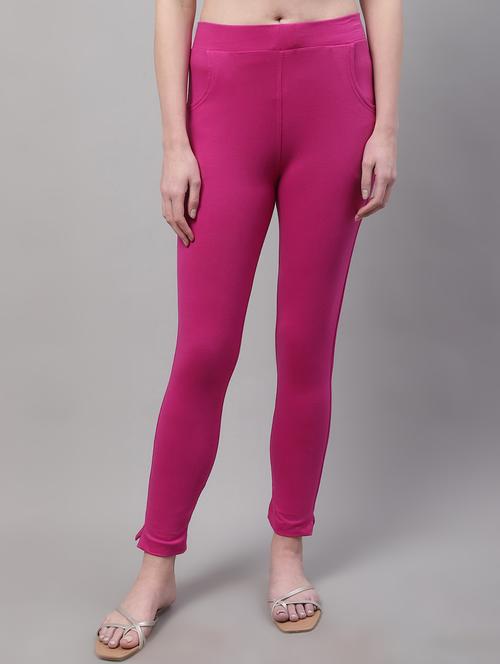 high rise solid jegging - 19214737 -  Standard Image - 0