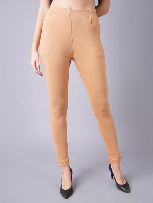 high rise solid jeggings - 19214740 -  Standard Image - 0