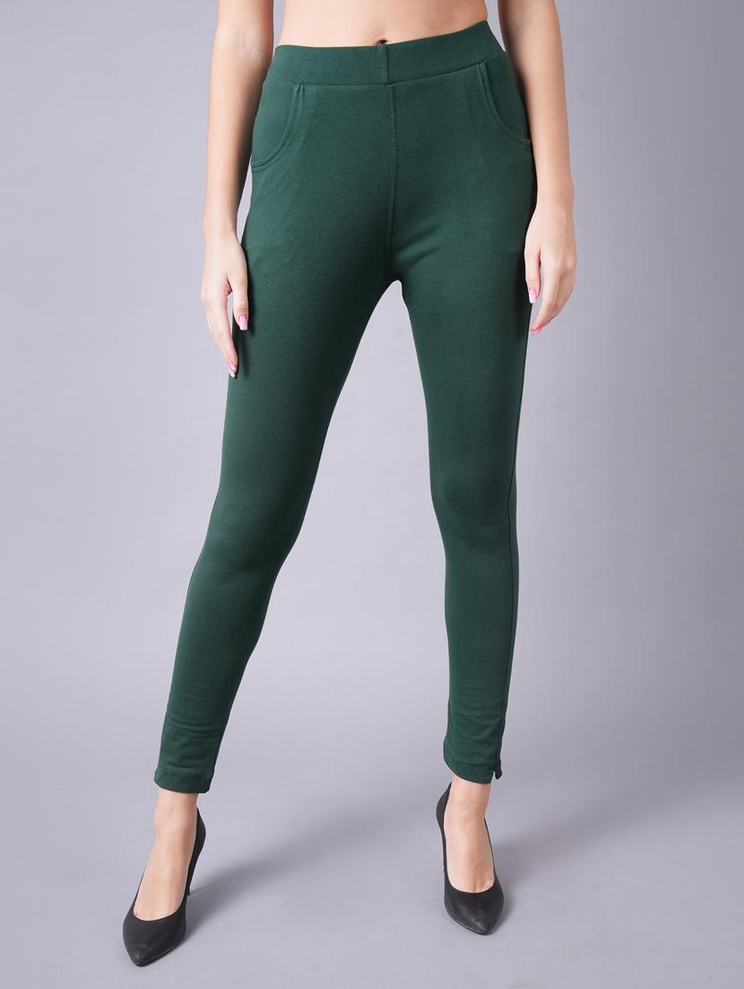 high rise solid jeggings - 19214752 - Zoom Image - 0