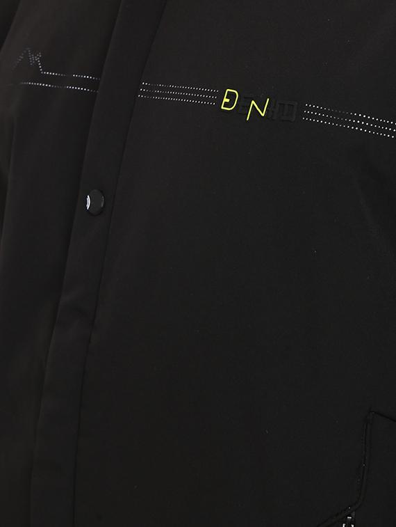 hood neck solid casual jacket - 19214993 - Standard Image - 4