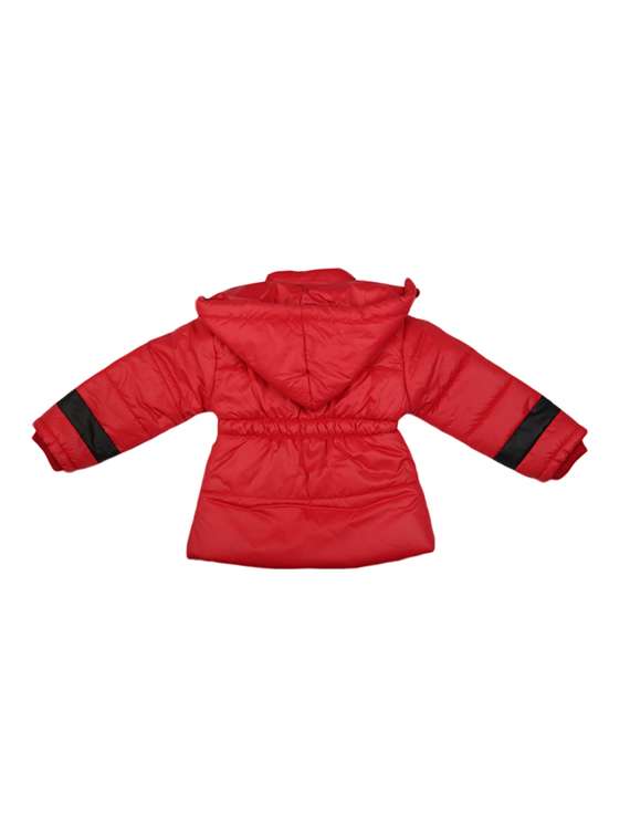girls hooded neck quilted jacket - 19215272 -  Standard Image - 1